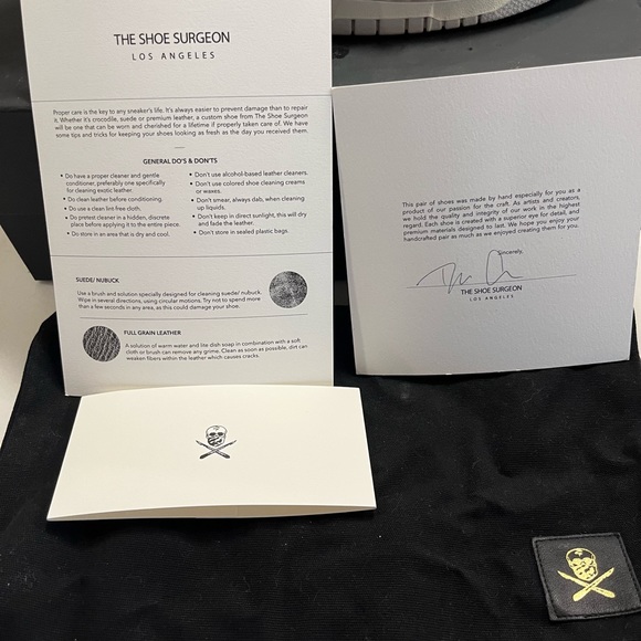 Shoe Surgeon Custom Lux Chicago Nike Dunk Off-White Sz 11.5 VNDS RARE - Picture 12 of 16